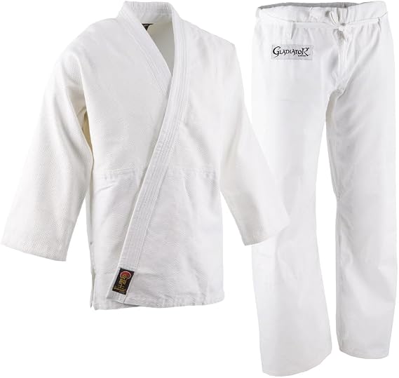 Pro Force Gladiator Judo Gi/Uniform - Bleached White - Size 2