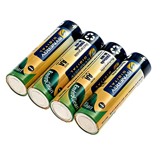 Synergy Digital Camera Battery, Works with Nikon Coolpix L820 Digital Camera, Ni-MH, 1.25V, 2800 mAh AA Rechargeable Ultra Hi-Capacity Battery Battery