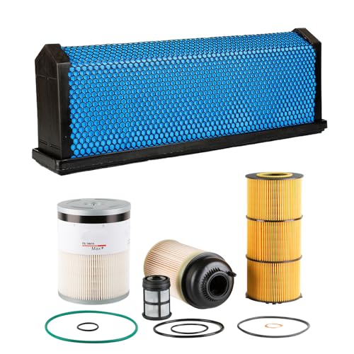 AF27879 FS19915 PF9908 P551005 Filter Kit,Fit for Freightliner Cascadia DD Series Oil, Air, FWS and Fuel Filter Kit