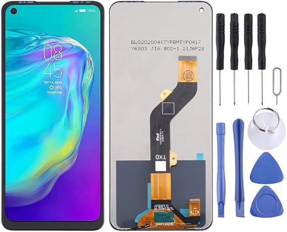 TFT LCD Screen for Tecno Pova LD7 with Digitizer Full Assembly