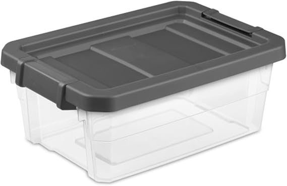 Sterilite Box Stacker Modular Clear 16QT 14723V06