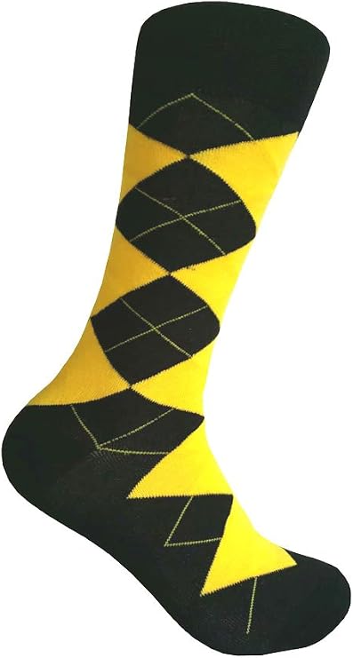 Mens Groomsmen Wedding|Party Events|Gala Collection Argyle Dress Socks