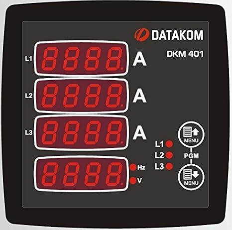 DKM-401 Digital Multimeter Panel, 96x96mm, 3 Phase