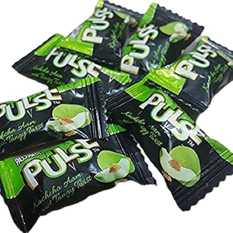 Pulse Candy Pass Sensational Kacchaa Aam Flavor Candy - 100 Pcs