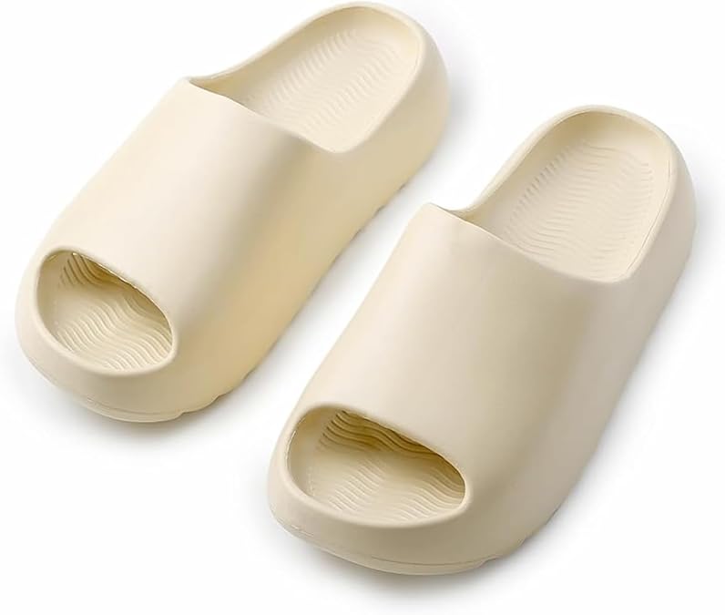 Cloud Slides for Kids,Soft EVA Boys Girls Slippers Bathroom Sandals,Toddler Home House Open Toe Comfy Thick Shower Summer Sole Pool Beach Slippers