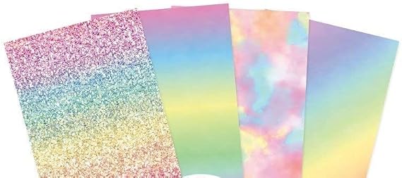 HunkyDory Crafts Essential Paper Packs - Rainbow Rays
