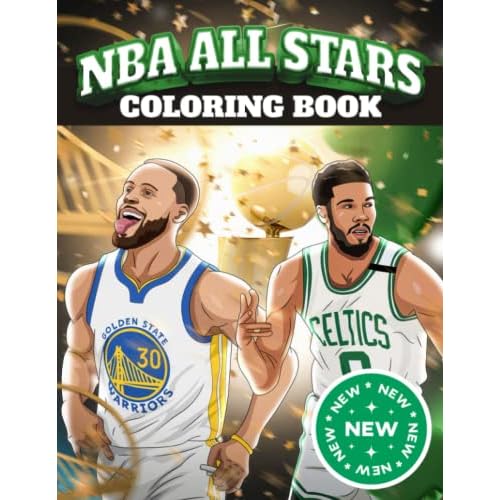 NBA Basketball Coloring Book: Unique Illustrations Coloring Book For Kids Adults Women Girls| Great Gift For Christmas Birthday | Stress Relief Relaxation And Destress Paperback – December 30, 2022