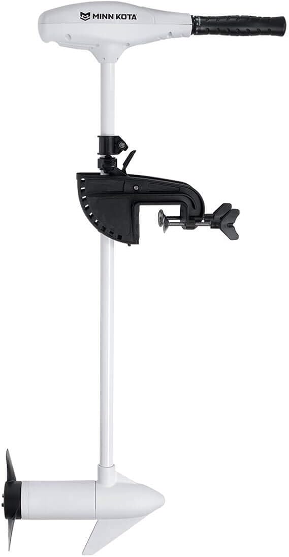 Minn Kota Riptide Transom-Mount Electric Trolling Motor with Telescoping Tiller Digital Maximizer, 45 Lb. Thrust, 36 in. Shaft, Saltwater