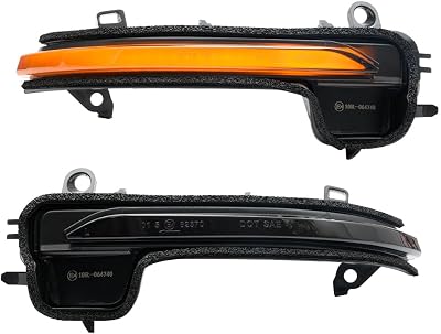 2Pcs Amber Sequential Blink Dynamic LED Side Mirror Marker Lights for BMW Z4 G29 2019-2023 X2 F39 2018-2023 for Toyota GR Supra 2020-2023 Side Blinker Indicator Turn Signal Light Smoked Lens