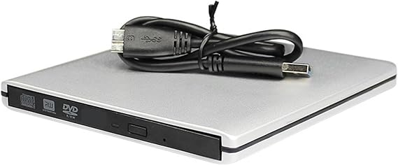 USB 3.0 External Portable Blu-Ray Combo Player DVD CD Burner Rewriter Drive Easy to Use