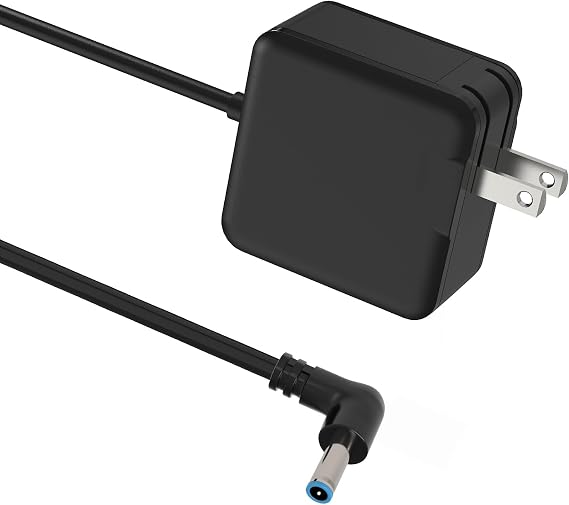 Dalugo AC Adapter for HP 65W 45W 19.5V 3.33A Power Supply Adapter Laptop Charger Uses GaN Lightweight Small Folding Plug 4.5*3.0mm Round Terminal Compatible with EliteBook 820 ProBook 450 Compatible
