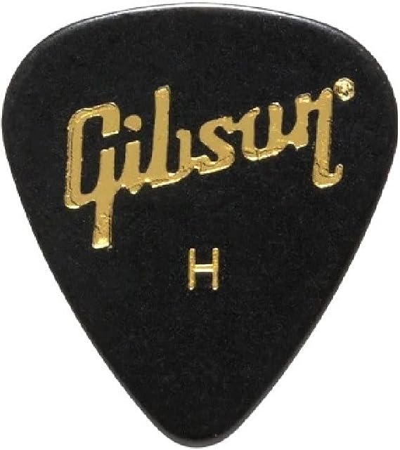 Gibson Standard Pick Pack 72 pcs Heavy, Black