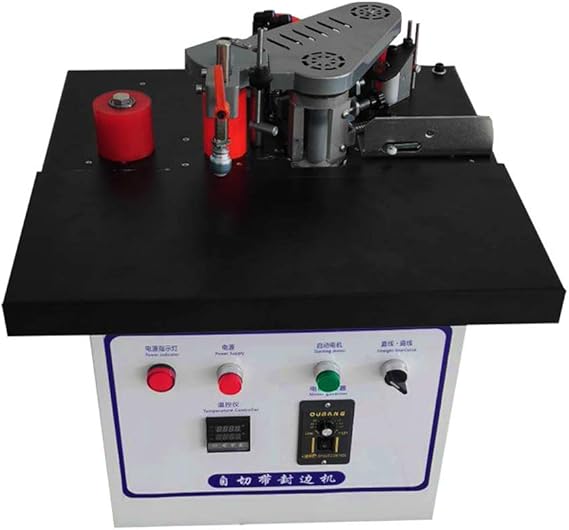 1200W Self Cutting Edge Banding Machine,Double Gluing Edge Banding Machine Can be Used for Cabinets, Wardrobes, Wooden Doors