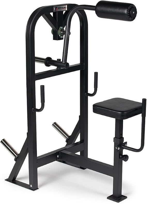 Titan Fitness Plate-Loaded Neck Machine, 4-Way Neck Strengthener, Rated 175 LB, Neck Muscle Exerciser, Multi-Direction Neck, Shoulder, Head Trainer Equipment