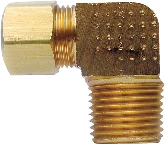 Homeplus+ 6jc121010711028 90 Degree Elbow, Brass