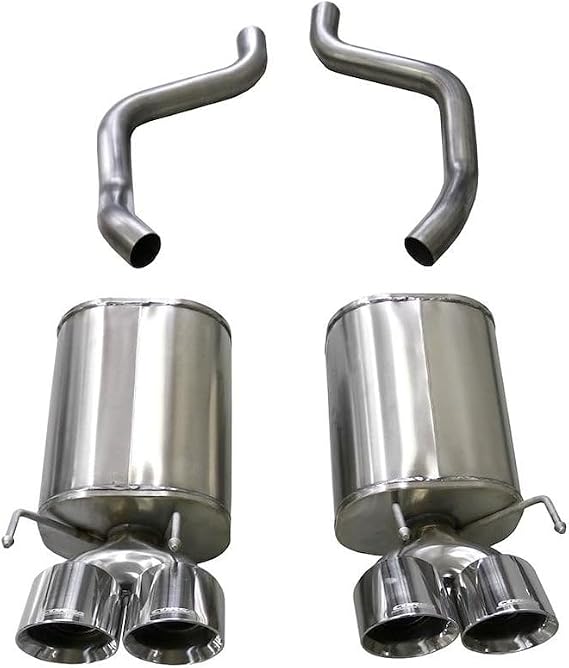 Corsa 21010 Axle-Back Exhaust (Chevrolet Corvette C6 2005-2008), 1 Pack