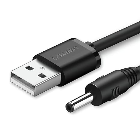 Ugreen USB DC 5V 3.5mm Güç Kablosu 1 Metre