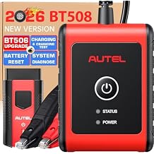 Autel MaxiBAS BT508 Car Battery Tester, 2026 Up BT506 Lite of BT608, 6V 12V Digital Automotive Battery Test, 100-2000 CCA Load Capacity, 12-24V Charging & Cranking Analyzer, Adaptive Conductance