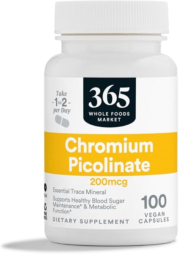 365 by Whole Foods Market, Chromium Picolinate 200 MCG, 100 CT