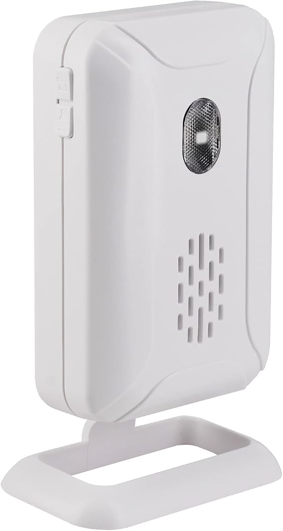 A Separate Receiver, paired with Cruxer sensors, Supports up to 5 sensors for Door Bell,Bed Alarms,Elderly Monitoring Wireless Alert Chime (Only Receiver)