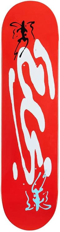[CCS] Ink Blot Logo Skateboard Deck - Red - 8.00"