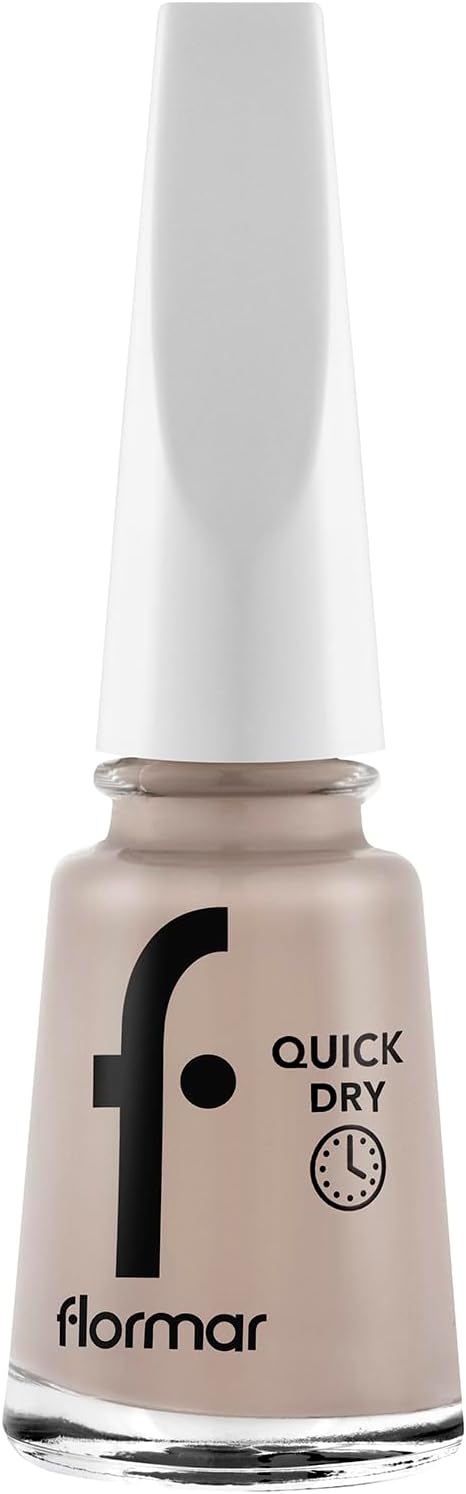 Flormar Quick Dry Hızlı Kuruyan İnce Yapılı & Parlak Bitişli Oje QD12 EVERYDAY TRICK NEW