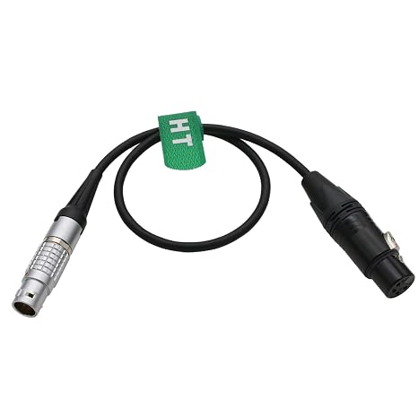12V Power Cable for Tiffen Steadicam M2 Ultra to Sony Canon C500 MKII C300 mk3 C700 C400 Panasonic Camera, 2B 3 Pin to XLR 4 Pin Female 45cm