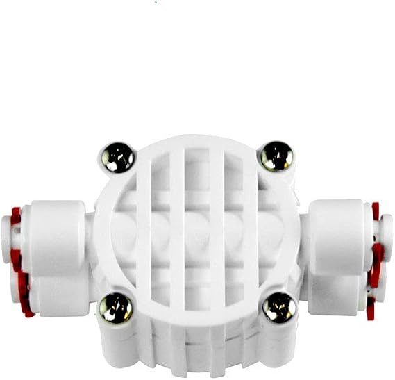 Auto Shut Off Valve Quick Connect Fittings for RO Reverse Osmosis Water System, Shuts off When Tank Pressure Reaches 65% of Incoming Line Pressure, Save over 1000 Gallons Monthly.
