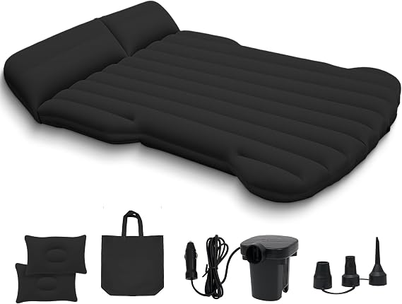 Car Air Mattress for Tesla Model Y, Inflatable SUV Camping Bed with Pump