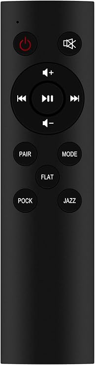 Replace Remote Control Compatible with Majority BOWFELL Bow-BAR-BLK | Bowfell Sound Bar