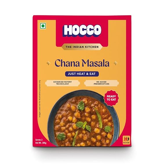 HOCCO Chana Masala Ready to Eat, 300gm (Pack of 1)