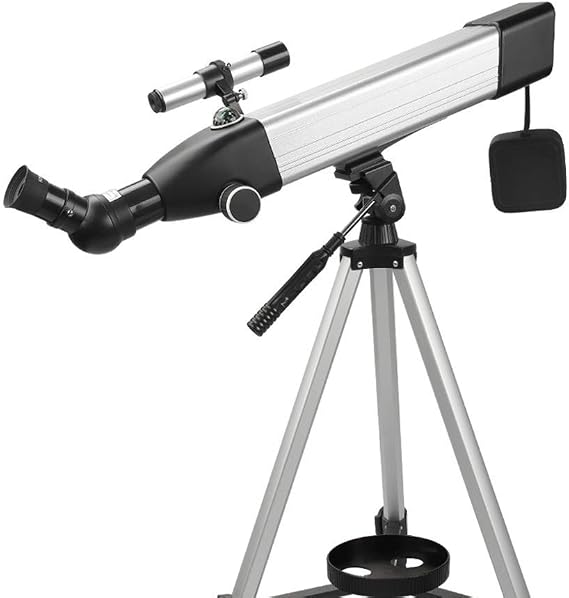 Telescope for Kids Adults, 60mm Aperture 500mm Astronomical Refractor Telescope Full Rotation Eyepiece Telescope for AST