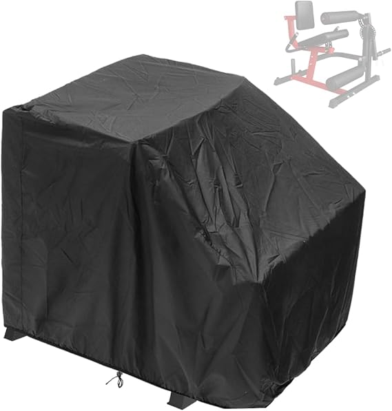 Leg Extension and Curl Machine Cover Compatible with GMWD Waterproof Chest Press Machine Covers for Home Gym Garage Leg Fitness Equipment (Cover Only) (51"L x 43.5"W x 38"H)