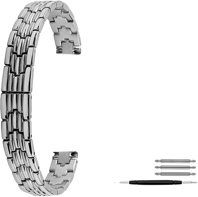 Steel Strap 8mm 10mm 12mm 14mm Slim Women Fashion Band Bracelet Watch Band Accessories For Rossini