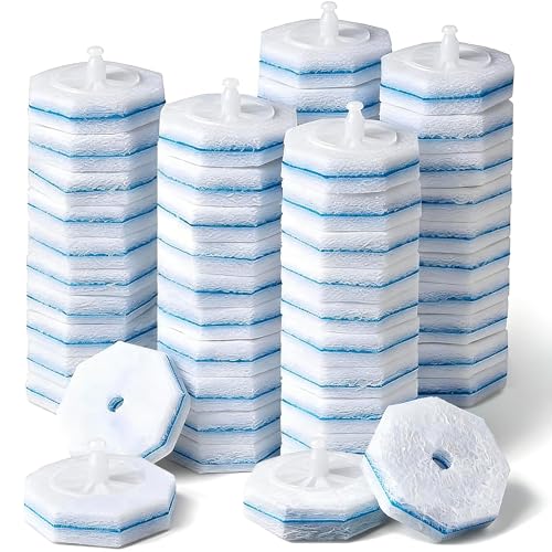 Disposable Toilet Wand Refill Compatible with Clorox Toilet Brush, 50 Count Disposable Heads for Deep Cleaning