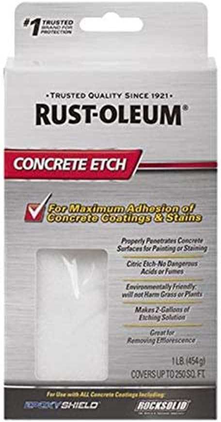 Rust-Oleum 238475 Concrete Preparation Etch, 1 lb