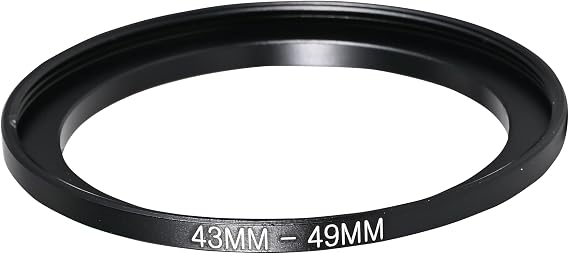 Kase 43mm to 49mm Conventional Step Up Filter Ring Adapter