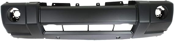 CPP Primed Front Bumper Cover Replacement for 2006-2010 Jeep Commander