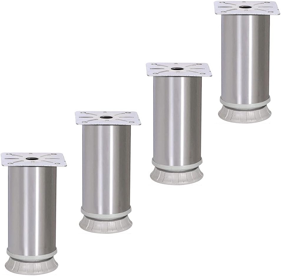 4 Pieces Nobel Furniture Table Puff Coffee Table Leg Adjustable Metal Leg 10 cm