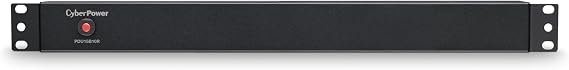 CyberPower PDU15B10R Basic PDU, 100-125V, 15A (Derated to 12A), 10 Outlets, 1U Rackmount