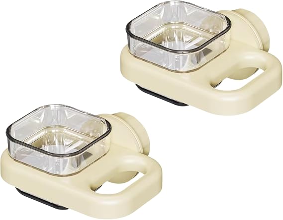 Bird Feeder, 2 PCS Plastics Bird Food Water Bowls Cups Cage Accessories for Conure, Parakeet, Budgie, Cockatiel