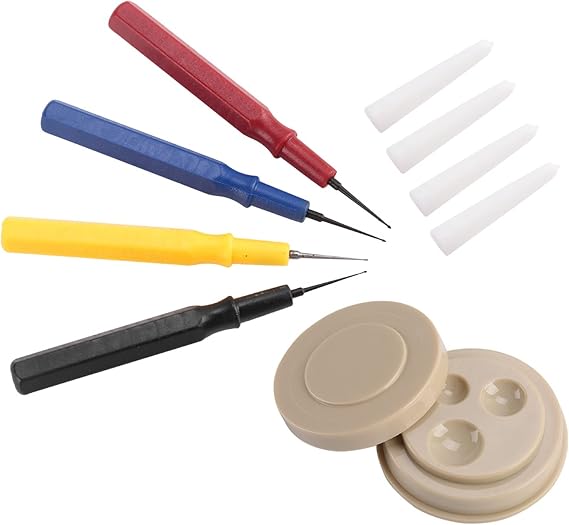 Watch Oiler Set, Professional Oilers Plastic Watch Repair Kit, Watch Repair Tool Kit with 1 Oil Cup and 4 Size Oil Pen, Applicator Watch Precision Oiler Pen for Watch Clock Repair