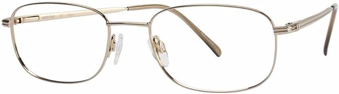 Aristar By Charmant Men's Eyeglasses AR6771 AR/6771 501 Gold Optical Frame 54mm