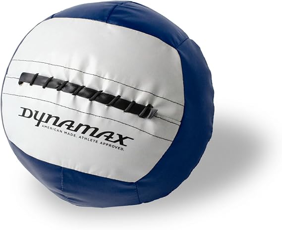 Dynamax Mini Medicine Ball, 212 lb Soft Shell Wall Ball, 10-Inch Weighted Exercise Ball for Strength Training, Core Workouts, Conditioning & Functional Fitness