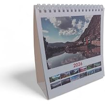 2026 Kare Masa Takvimi, Manzaralar, Çok Renkli