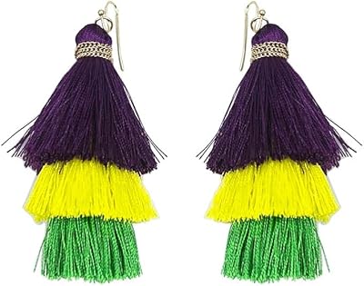 Chic Tassel Earrings for Boho Glamour and Elegance - Bohemian, Trendy, Fringe, Fashionable, Jewelry, Statement, Stylish