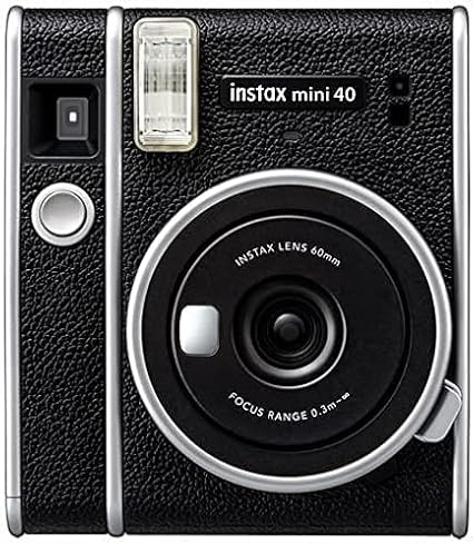 Fujifilm Instax Mini 40 Instant Camera Vintage Black Look, Camera for Kids, Wedding, Birthday Or Any Occasion