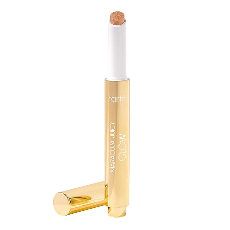 Tarte Maracuja Juicy Glow Highlight Highlighter with Vitamin E to Hydrate, Blur appearance for a Smooth Buildable Glow & Luminous Radiant Finish, Vegan & Cruelty Free