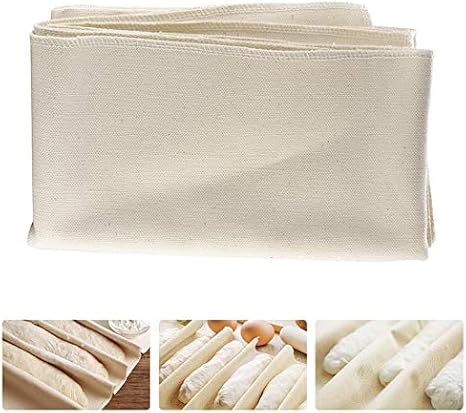 Large Professional Bakers Dough Couche Linen Proofing Cloth for Baguette Proving Bread Loaf Dough(18"x30"/450 * 750mm)