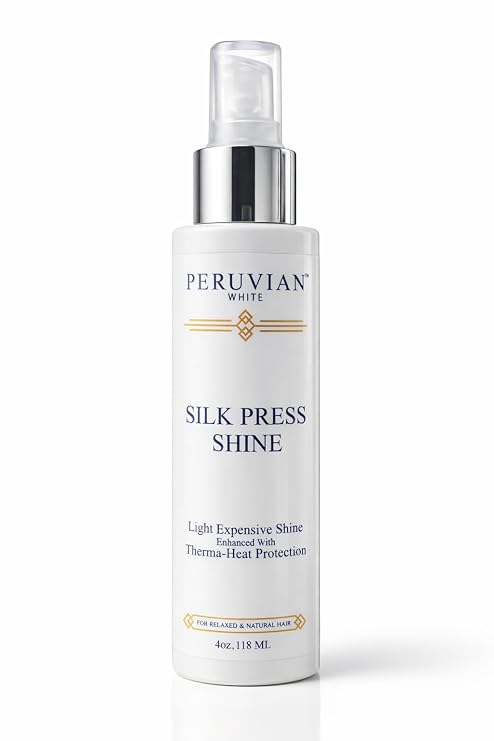 Silk Press Shine Enhanced with Therma-Heat Protection, 4 oz.